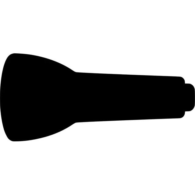 Flashlight Silhouette