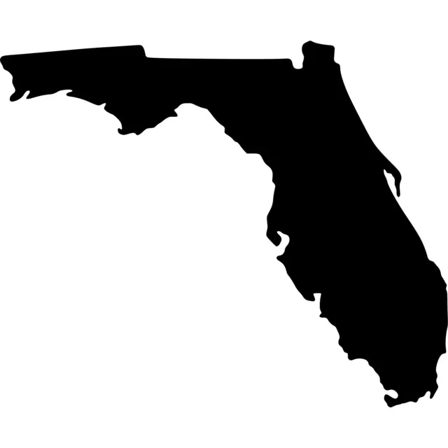 Florida Map Silhouette