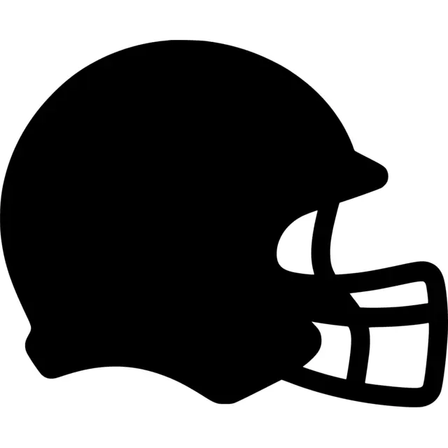Football Helmet Silhouette