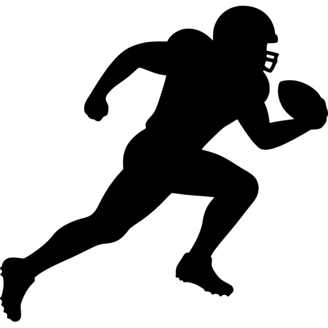 Football Player Silhouette