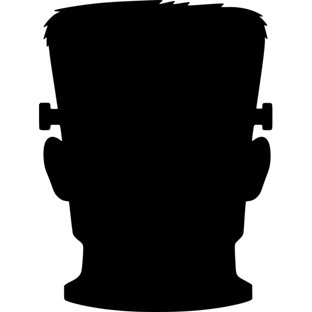 Frankenstein Head Silhouette