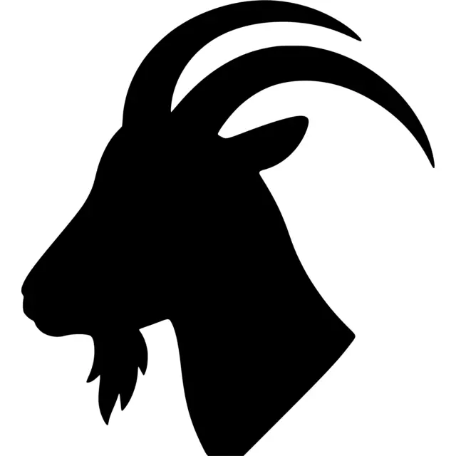 Goat Head Silhouette