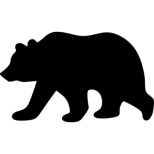 Grizzly Bear Silhouette