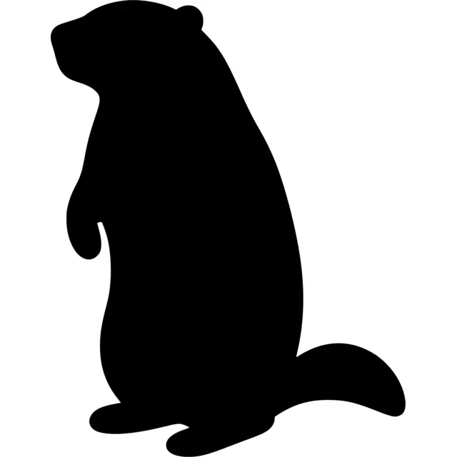 Groundhog Silhouette