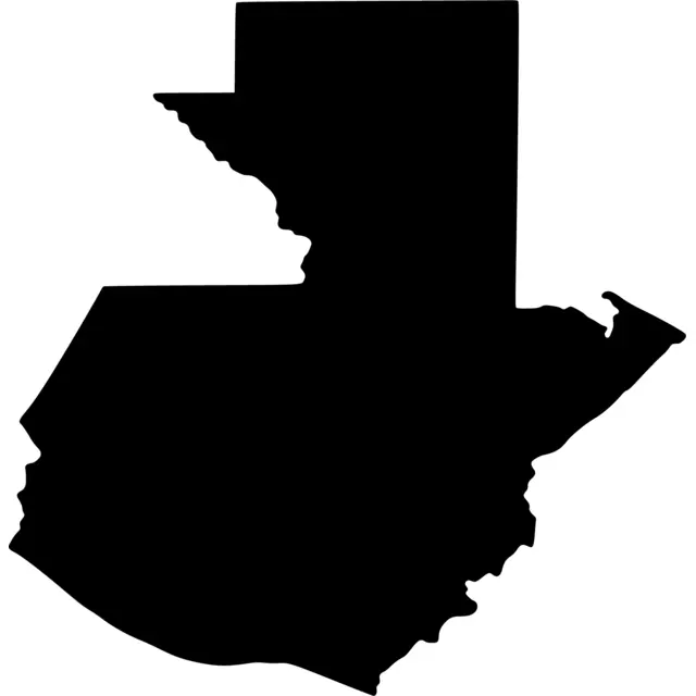 Guatemala Map Silhouette