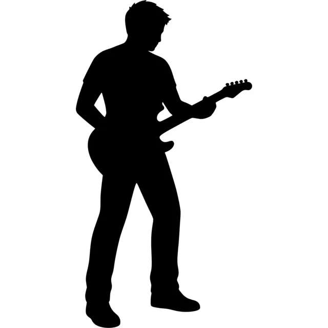 Guitarist Silhouette
