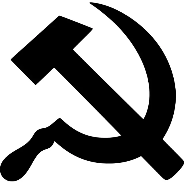 Hammer And Sickle Silhouette