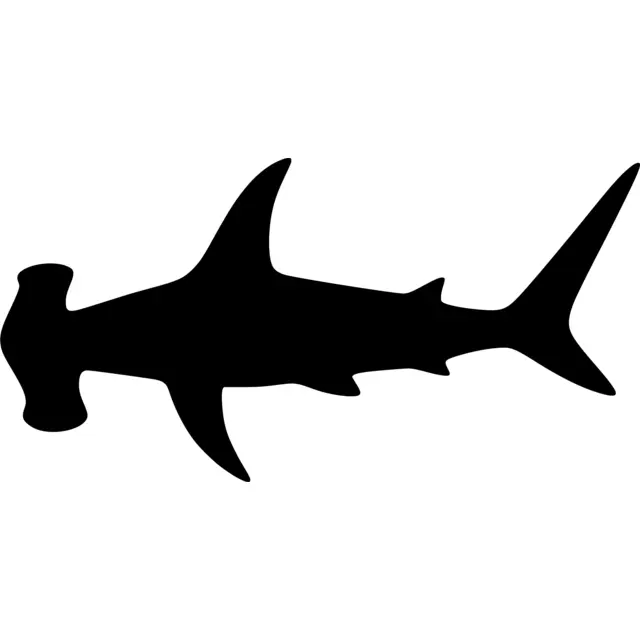Hammerhead Shark Silhouette
