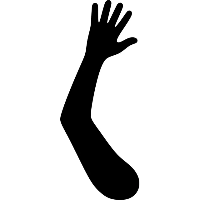 Hand And Arm Silhouette