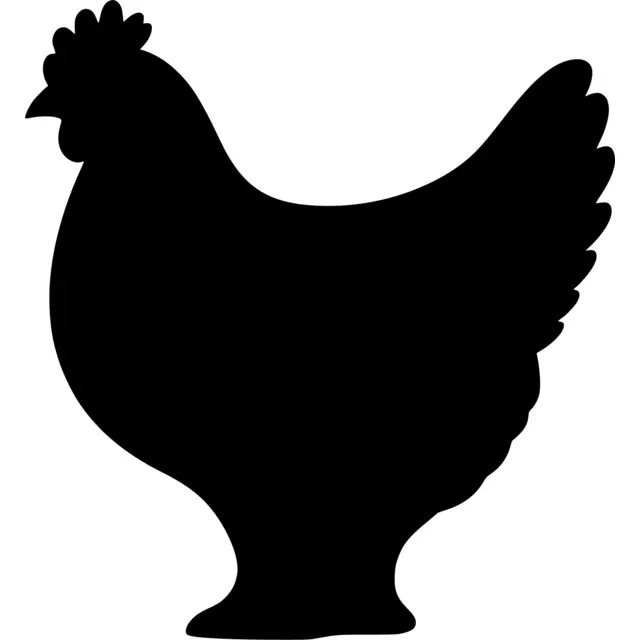 Hen Silhouette