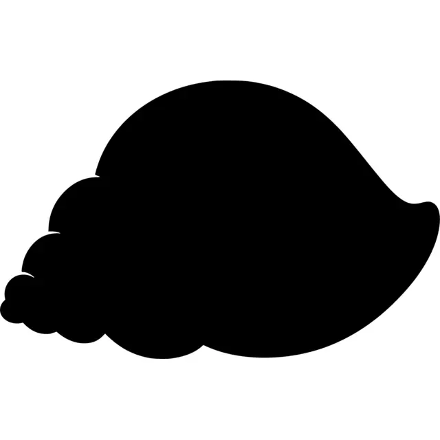 Hermit Crab Shell Silhouette