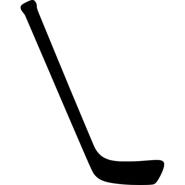 Hockey Stick Silhouette
