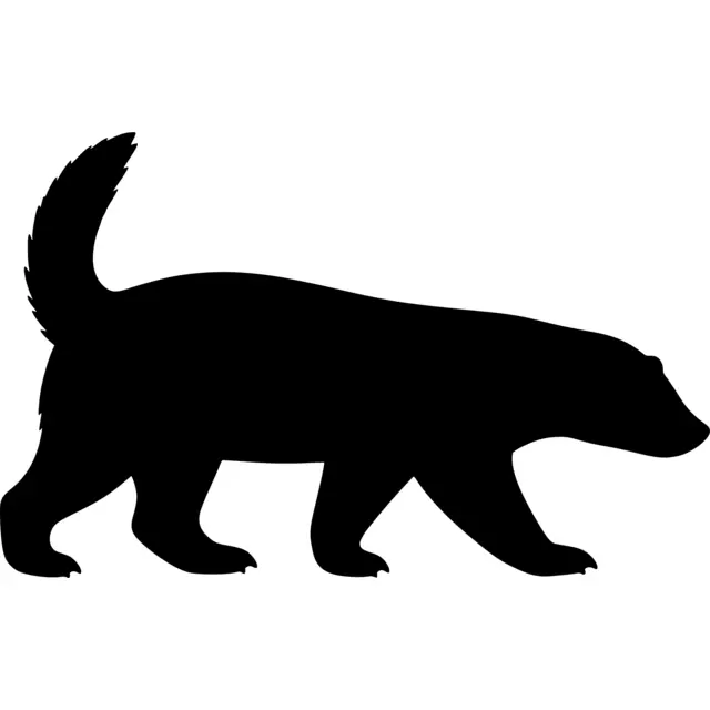 Honey Badger Silhouette