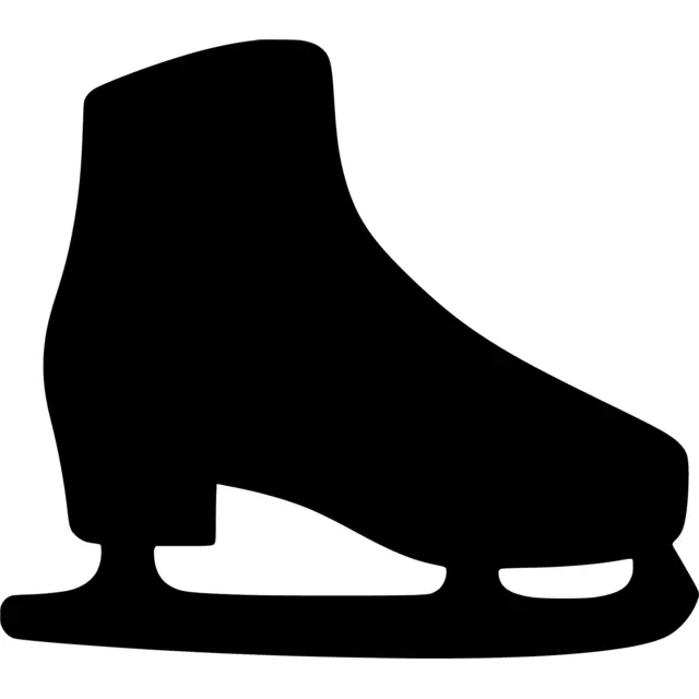 Ice Skate Silhouette