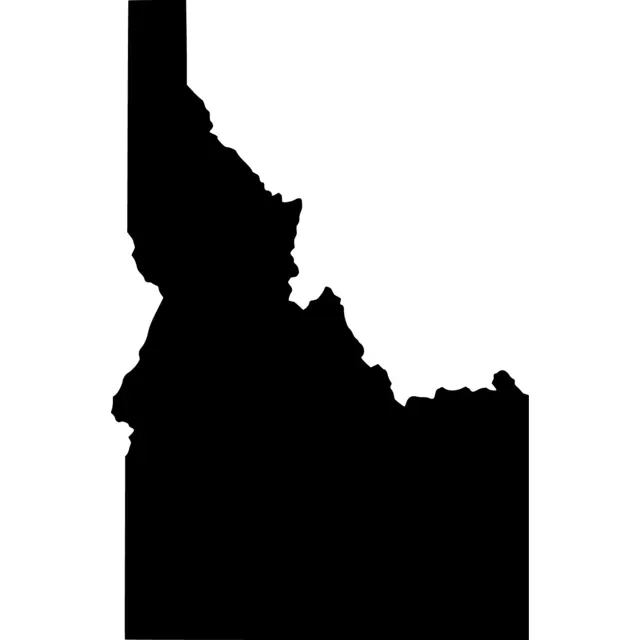 Idaho Map Silhouette