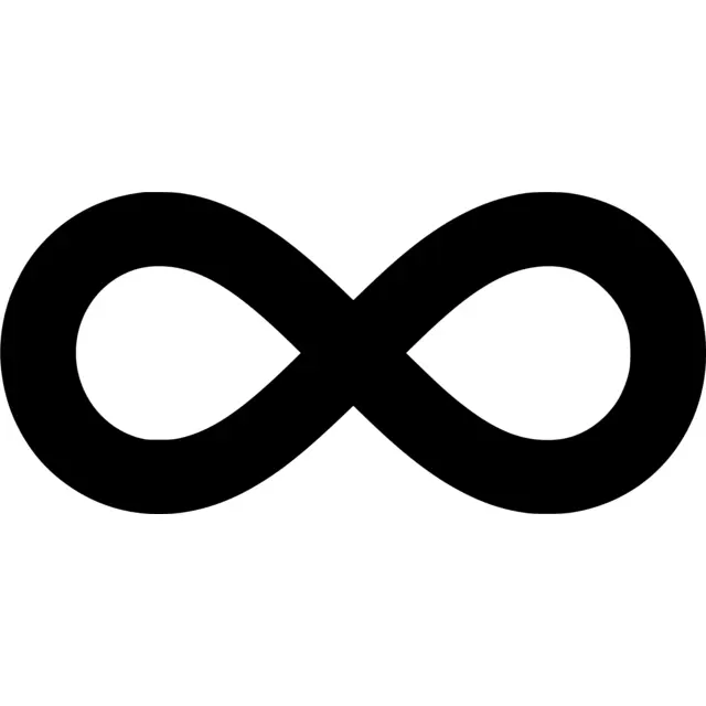 Infinity Symbol Silhouette