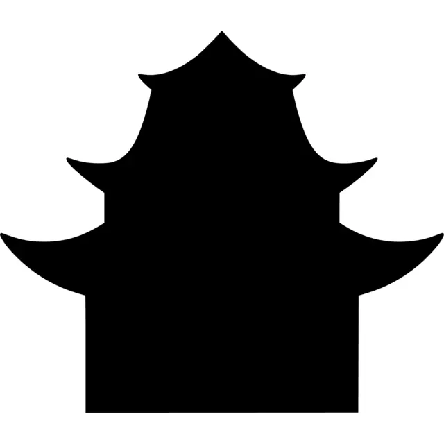 Japanese House Silhouette