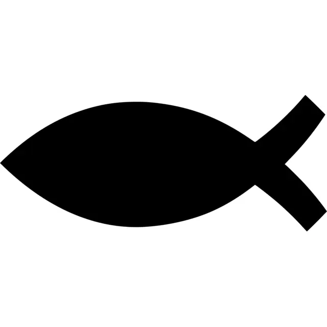 Jesus Fish Silhouette