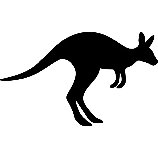Kangaroo Silhouette