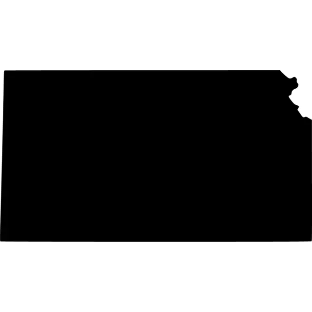 Kansas Map Silhouette