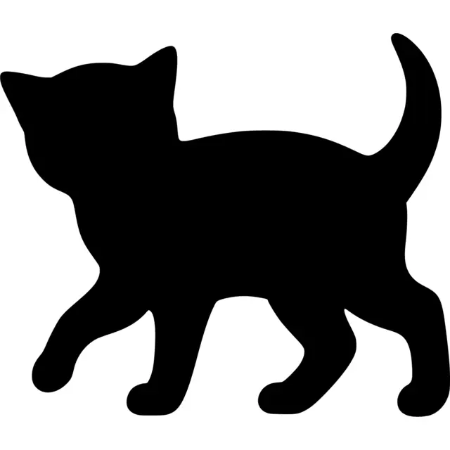 Kitten Silhouette