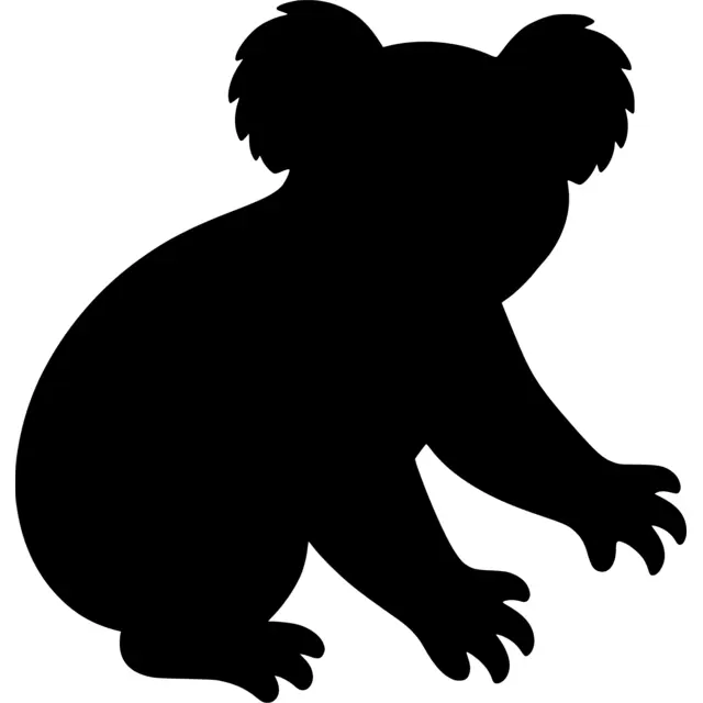 Koala Bear Silhouette