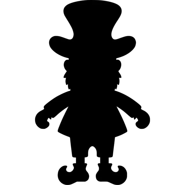 Leprechaun Silhouette