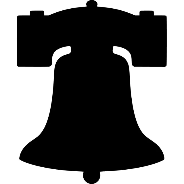 Liberty Bell Silhouette
