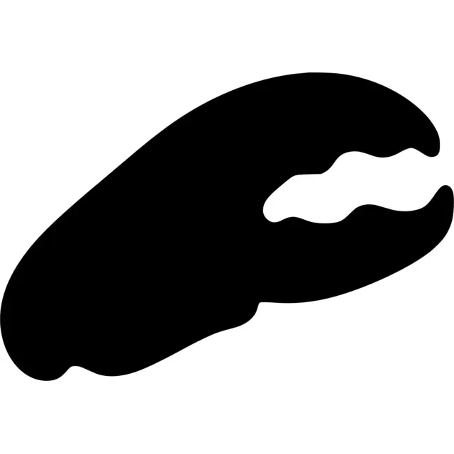 Lobster Claw Silhouette