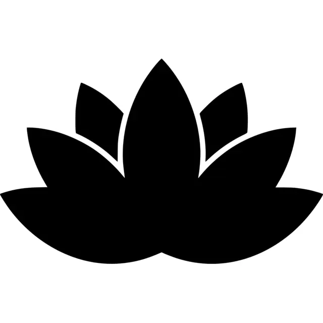 Lotus Flower Silhouette