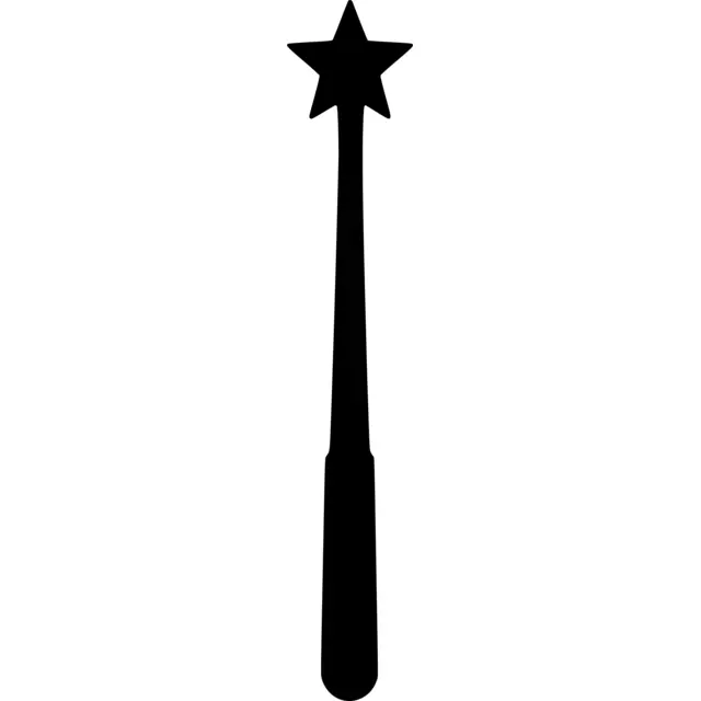 Magic Wand Silhouette