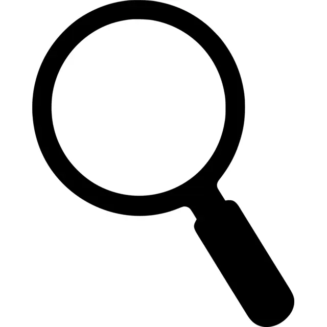 Magnifying Glass Silhouette