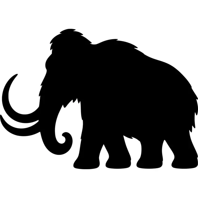 Mammoth Silhouette