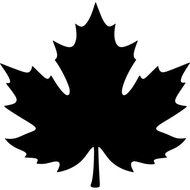 Maple Leaf Silhouette