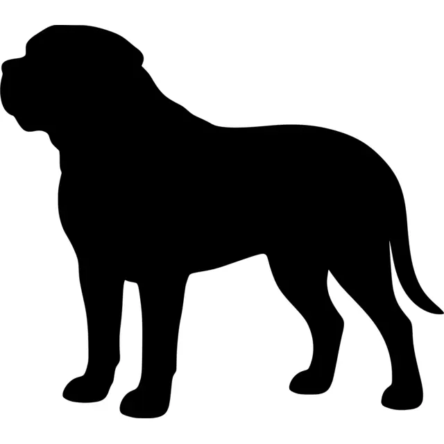 Mastiff Silhouette