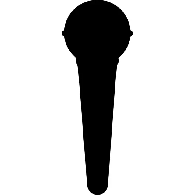 Microphone Silhouette
