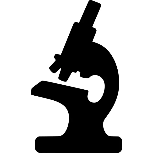 Microscope Silhouette