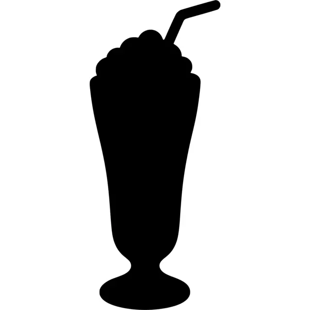 Milkshake Silhouette