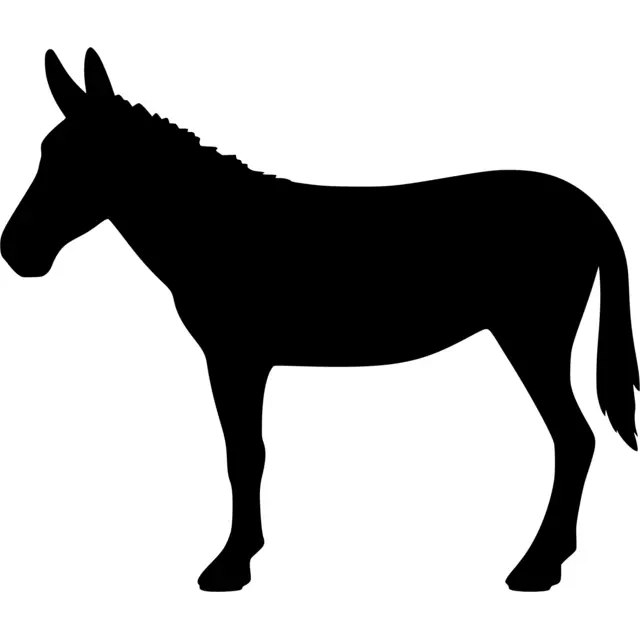 Mule Silhouette