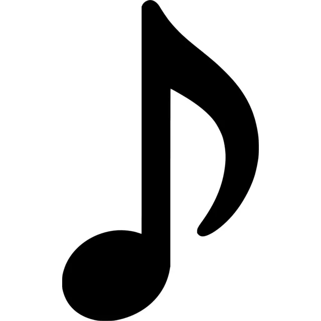 Musical Note Silhouette