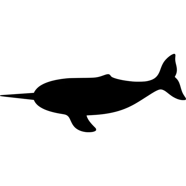 Narwhal Silhouette