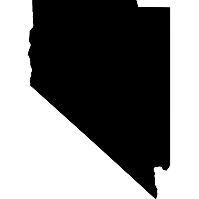 Nevada Map Silhouette