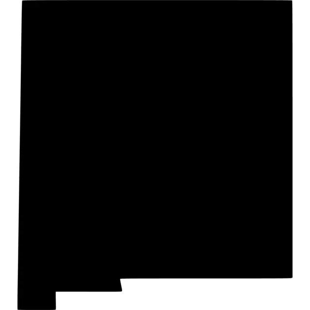 New Mexico Map Silhouette