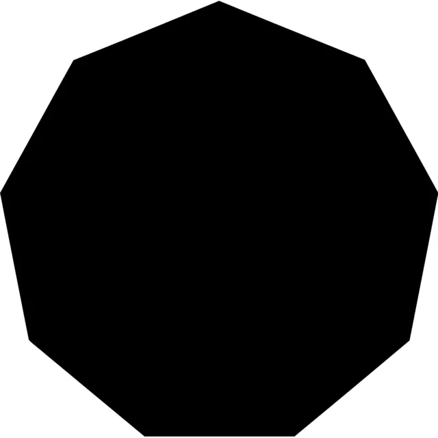 Nonagon Silhouette