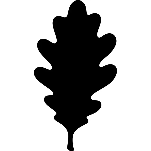 Oak Leaf Silhouette