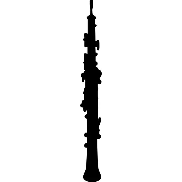 Oboe Silhouette
