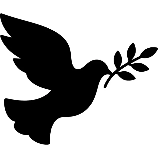 Peace Dove Silhouette