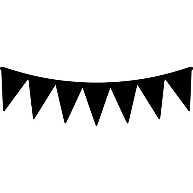 Pennant Banner Silhouette