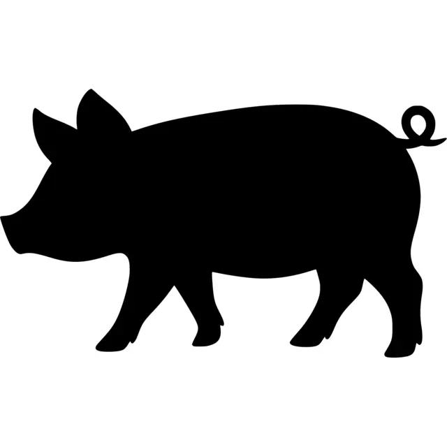 Pig Silhouette