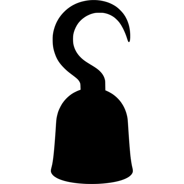 Pirate Hook Silhouette
